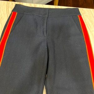 Crop wide leg dress pant.